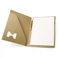 A4 folder, Cardboard: 450 g/m², Natural