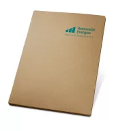 A4 folder, Cardboard: 450 g/m², Natural