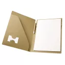 A4 folder, Cardboard: 450 g/m², Natural
