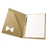 A4 folder, Cardboard: 450 g/m², Natural