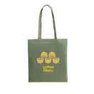 Sacosa de cumparaturi, Everestus, 2601E13399, 375x415 mm, Bumbac, Verde army