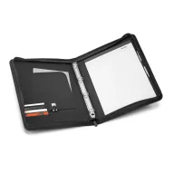   Mapa A4 cu buzunar frontal, 4 inele pentru coli A4, Everestus, NB, 600D, gri deschis