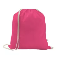   Saculet cu snur, 2502E14914, Everestus, 370 x 410 mm, Bumbac, Poliester, Roz