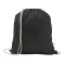 Saculet cu snur, 2502E14911, Everestus, 370 x 410 mm, Bumbac, Poliester, Negru