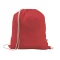 Saculet cu snur, 2502E14913, Everestus, 370 x 410 mm, Bumbac, Poliester, Rosu