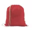 Saculet cu snur, 2502E14913, Everestus, 370 x 410 mm, Bumbac, Poliester, Rosu