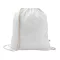 Saculet cu snur, 2502E14907, Everestus, 370 x 410 mm, Bumbac, Poliester, Alb