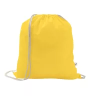  Saculet cu snur, 2502E14910, Everestus, 370 x 410 mm, Bumbac, Poliester, Galben