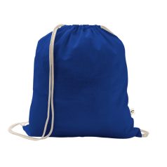   Saculet cu snur, 2502E14909, Everestus, 370 x 410 mm, Bumbac, Poliester, Albastru Royal