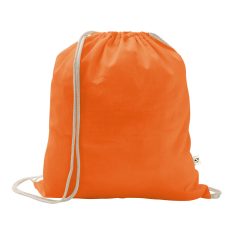   Saculet cu snur, 2502E14912, Everestus, 370 x 410 mm, Bumbac, Poliester, Portocaliu
