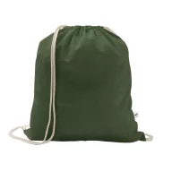   Saculet cu snur, 2502E14915, Everestus, 370 x 410 mm, Bumbac, Poliester, Verde armata