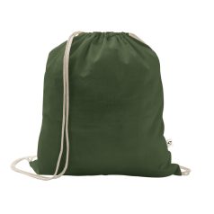   Saculet cu snur, 2502E14915, Everestus, 370 x 410 mm, Bumbac, Poliester, Verde armata
