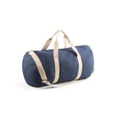   Geanta sport, Everestus, 42FEB230704, Ø260x480 mm, Bumbac, Albastru