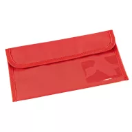 Travel document bag, 600D, Red