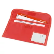 Travel document bag, 600D, Red