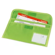 Travel document bag, 600D, Light green