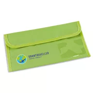 Travel document bag, 600D, Light green