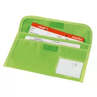 Travel document bag, 600D, Light green