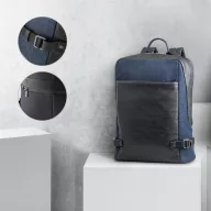  Rucsac sport casual, Branve, 22FEB0436, 320x430x125 mm, Piele ecologica, Albastru