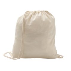 Drawstring bag, 100% cotton, no colour