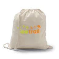 Drawstring bag, 100% cotton, no colour