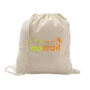 Drawstring bag, 100% cotton, no colour