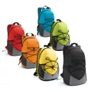 Rucsac sport casual cu buzunare laterale din plasa, 250x420x180 mm, Everestus, 20SEP1190, Poliester 600D, Rosu