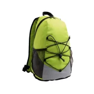   Rucsac sport casual cu buzunare laterale din plasa, 250x420x180 mm, Everestus, 20SEP1184, Poliester 600D, Verde