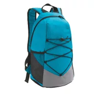   Rucsac sport casual cu buzunare laterale din plasa, 250x420x180 mm, Everestus, 20SEP1181, Poliester 600D, Albastru