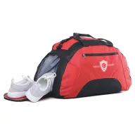   Geanta gimnastica, curele ajustabile, buzunar frontal, Everestus, FT, 600D, rosu