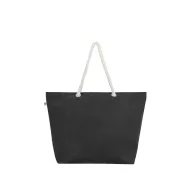   Geanta de plaja, Everestus, 2601E13349, 550x390x150 mm, Bumbac, Poliester, Negru