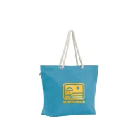   Geanta de plaja, Everestus, 2601E13347, 550x390x150 mm, Bumbac, Poliester, Albastru deschis