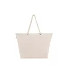 Geanta de plaja, Everestus, 2601E13348, 550x390x150 mm, Bumbac, Poliester, Natur deschis