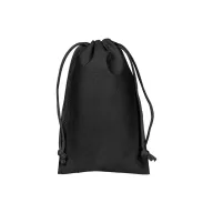   Saculet rucsac cu snur, Everestus, 2610E17927, 140x220 mm, Material netesut, Negru