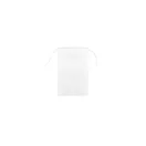 Saculet rucsac cu snur, Everestus, 2610E17924, 140x220 mm, Material netesut, Alb