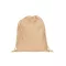 Saculet rucsac cu snur, Everestus, 2610E17921, 250x320 mm, Material netesut, Maro deschis