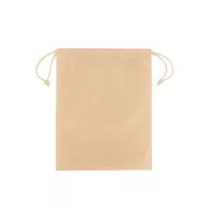   Saculet rucsac cu snur, Everestus, 2610E17921, 250x320 mm, Material netesut, Maro deschis