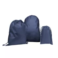   Saculet rucsac cu snur, Everestus, 2610E17915, 300x450 mm, Material netesut, Albastru