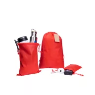   Saculet rucsac cu snur, Everestus, 2610E17918, 300x450 mm, Material netesut, Rosu