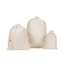 Saculet rucsac cu snur, Everestus, 2610E17929, 300x470 mm, Bumbac, Natur deschis