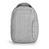   Rucsac laptop 14 inch cu 2 buzunare frontale, Everestus, 20FEB0942, Poliester 600D, Gri