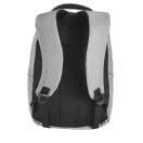 Rucsac laptop 14 inch cu 2 buzunare frontale, Everestus, 20FEB0942, Poliester 600D, Gri