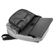   Rucsac laptop 14 inch cu 2 buzunare frontale, Everestus, 20FEB0942, Poliester 600D, Gri