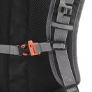 Rucsac sport casual cu buzunar frontal cu fermoar, Everestus, 20FEB1457, Poliester 420D, Gri