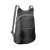 Rucsac pliabil cu buzunar frontal, 295x415x110 mm, Everestus, 20SEP1198, Ripstop 210D, Negru