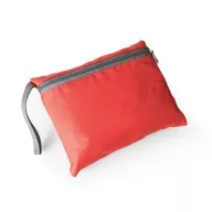   Rucsac pliabil cu buzunar frontal, 295x415x110 mm, Everestus, 20SEP1201, Ripstop 210D, Rosu