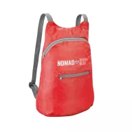   Rucsac pliabil cu buzunar frontal, 295x415x110 mm, Everestus, 20SEP1201, Ripstop 210D, Rosu