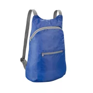  Rucsac pliabil cu buzunar frontal, 295x415x110 mm, Everestus, 20SEP1202, Ripstop 210D, Albastru