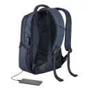Rucsac laptop 17 inch cu 2 compartimente, Everestus, 20FEB0937, Nylon, Albastru