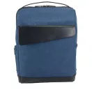 Rucsac casual cu multiple compartimente, Branve, 20FEB1456, Piele, Poliuretan, Albastru